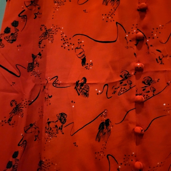 NWT Tanya Taylor Zodiac Print Kara Dress - Picture 6 of 6